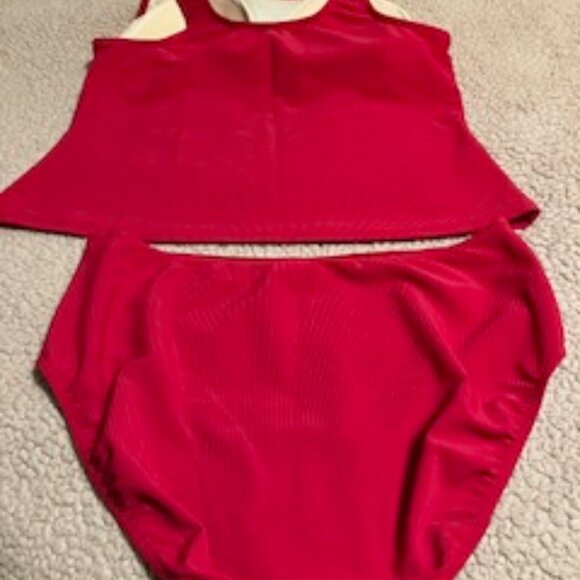 L.L.Bean 2 piece swimsuit Size 16 Regular - Picture 9 of 14